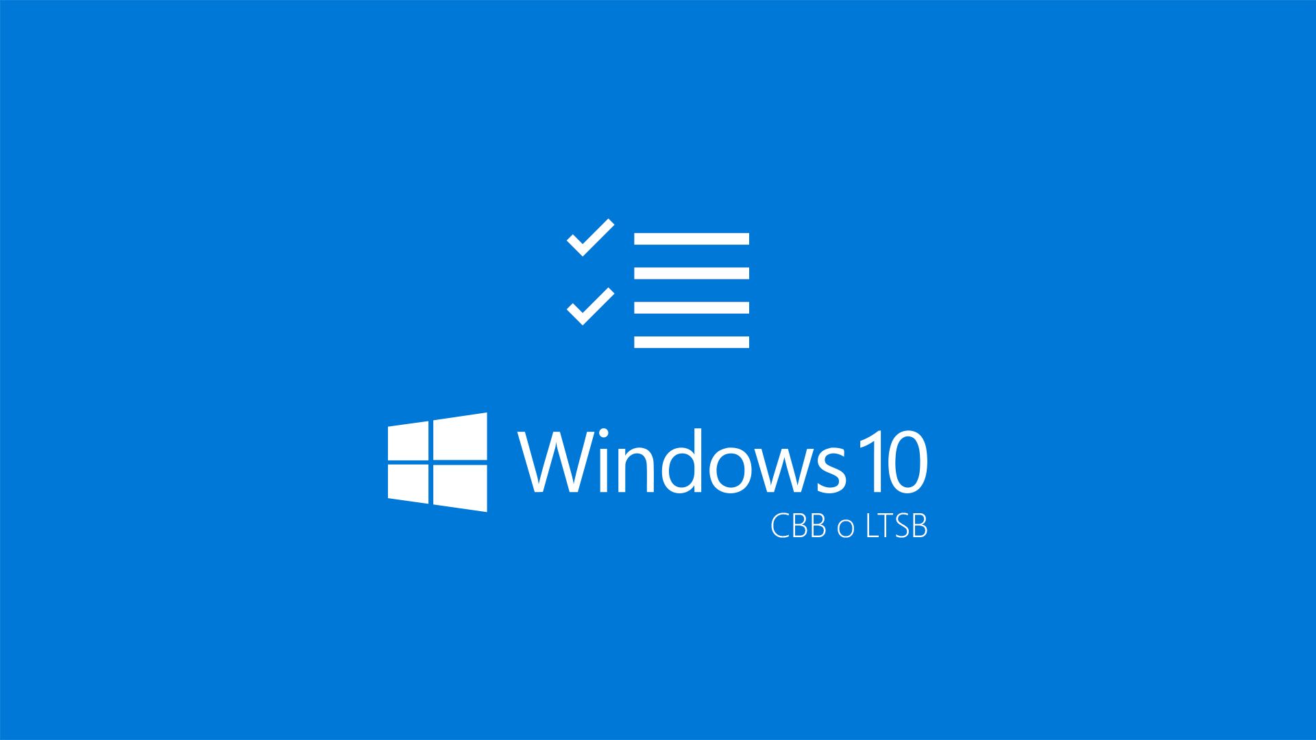 Windows 10 Enterprise LTSB 2016