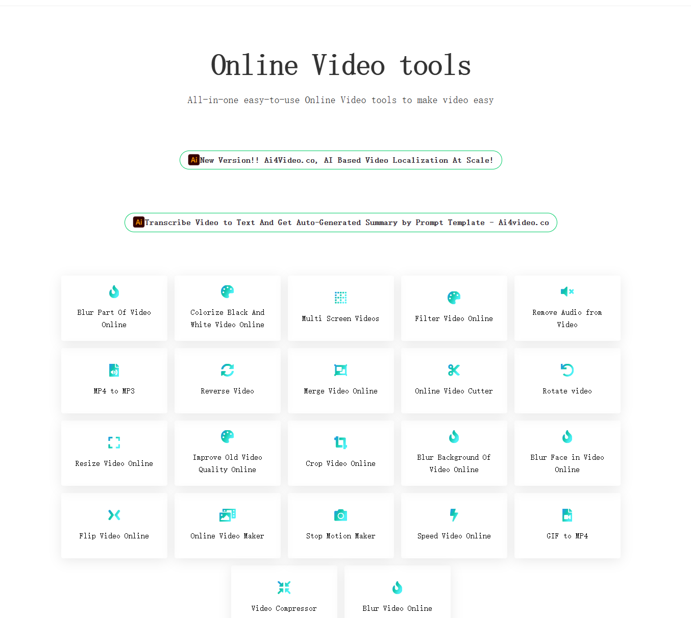 Video Tools Online