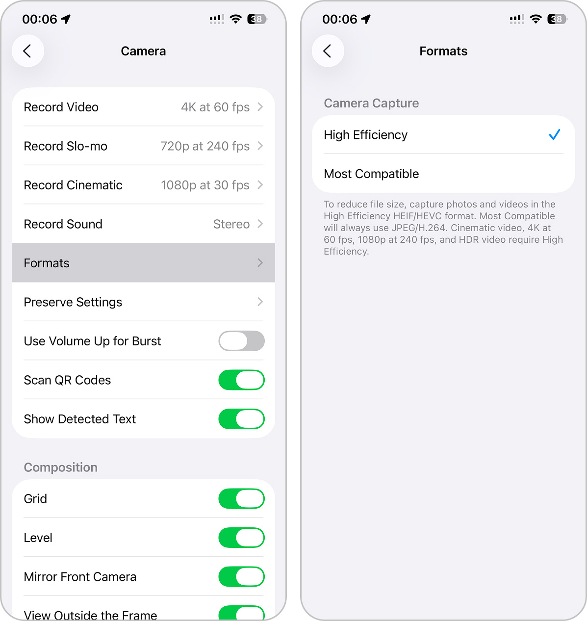 选择高效视频编码