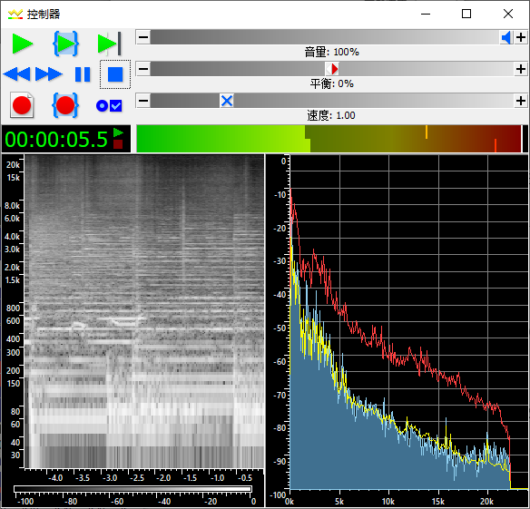 检查声音是否无损