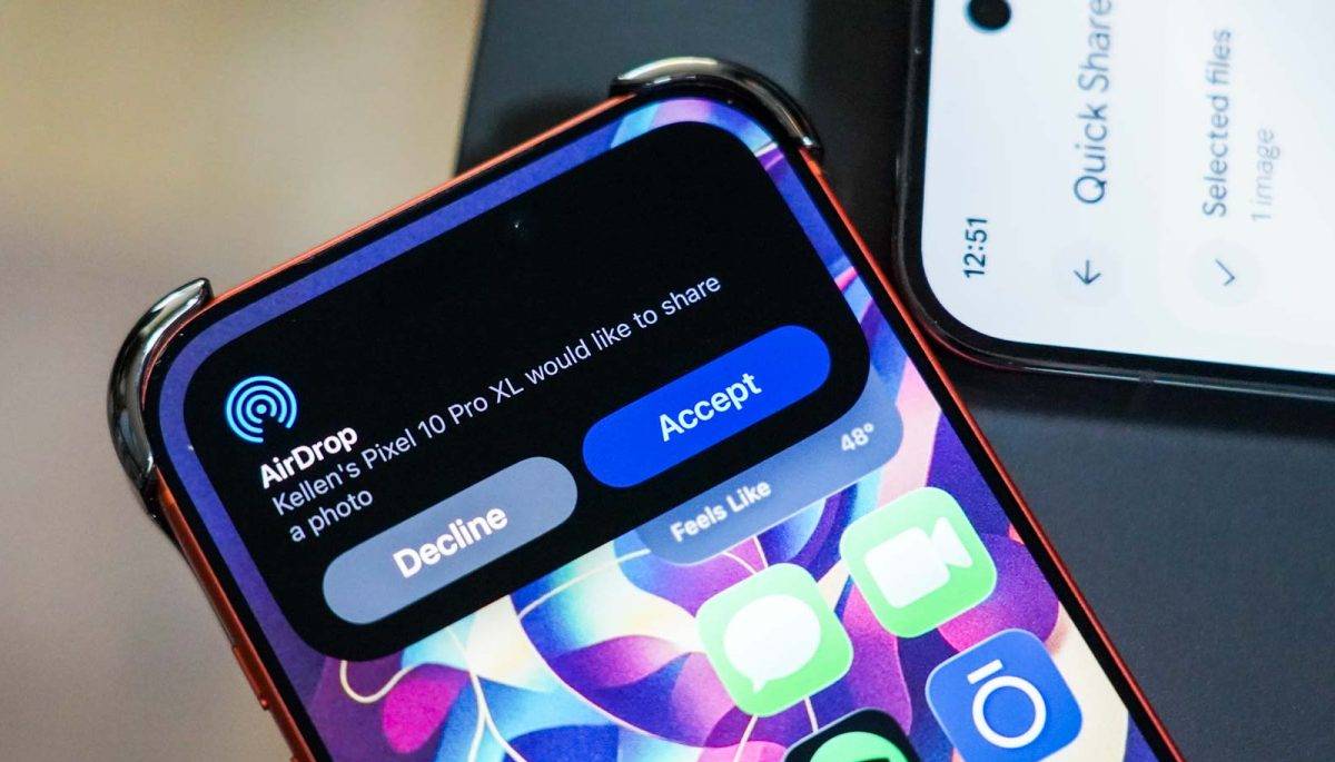 iPhone AirDrop 与安卓快速分享