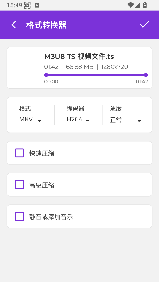 设置 MKV 转换为 MP4