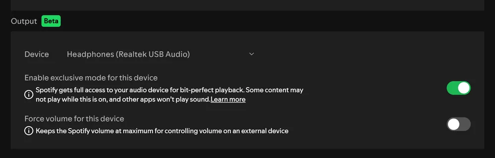 Spotify 独占模式