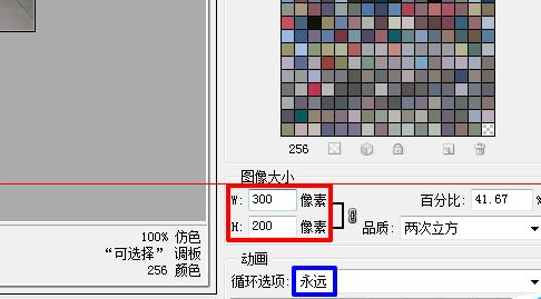 设置 GIF 动画大小