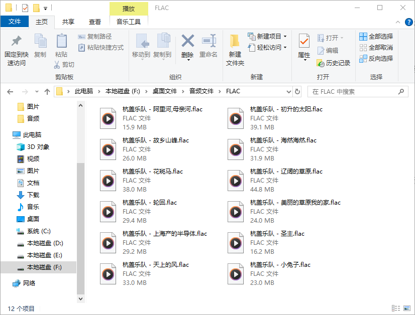 FLAC 无损音频文件