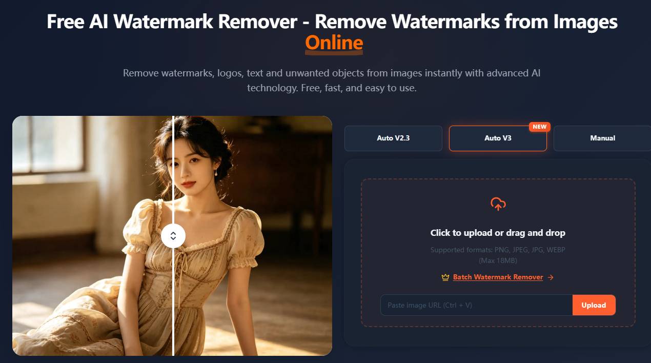 Unwatermark.ai 在线去水印
