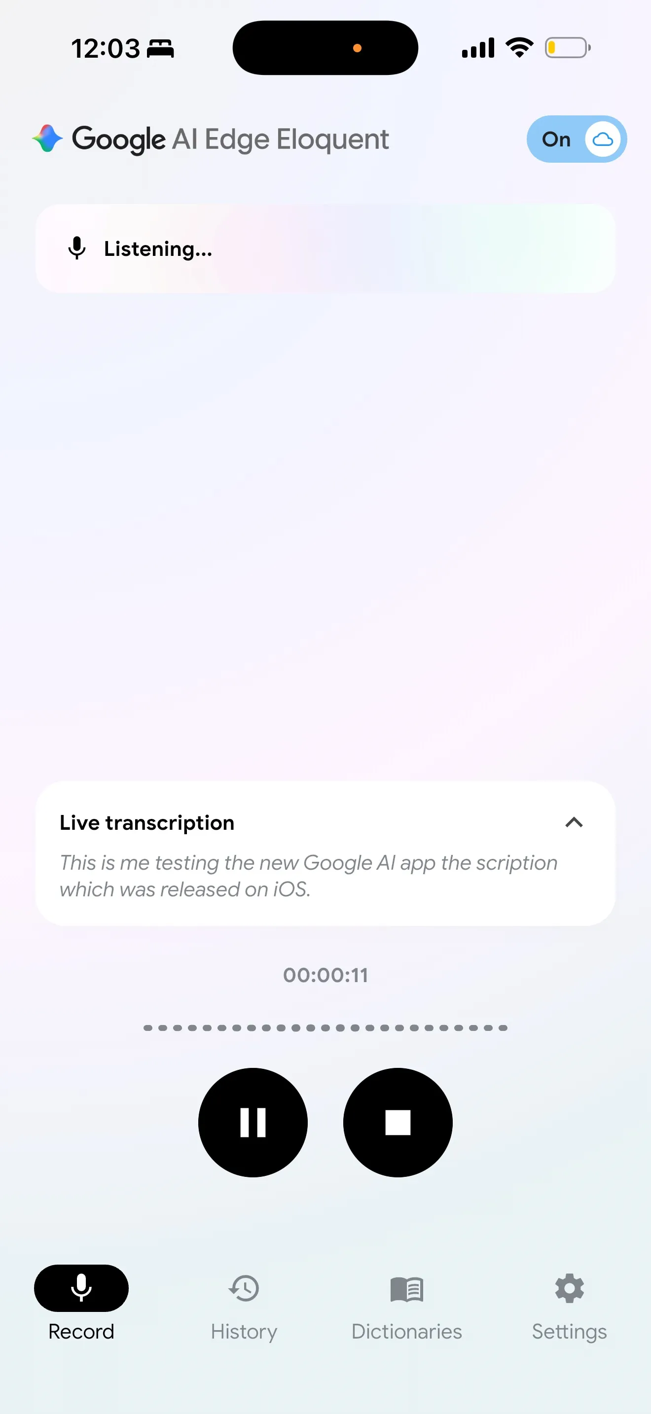 Google AI Edge Eloquent