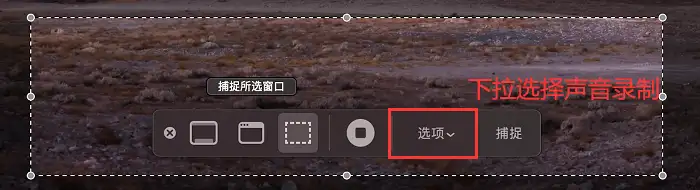 选择声音录制