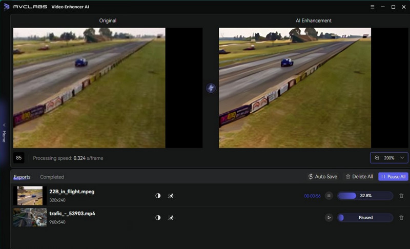 开始修复视频画质