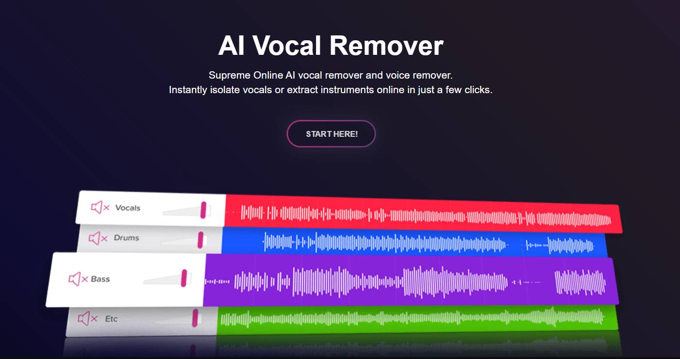 AI 音频提取分离