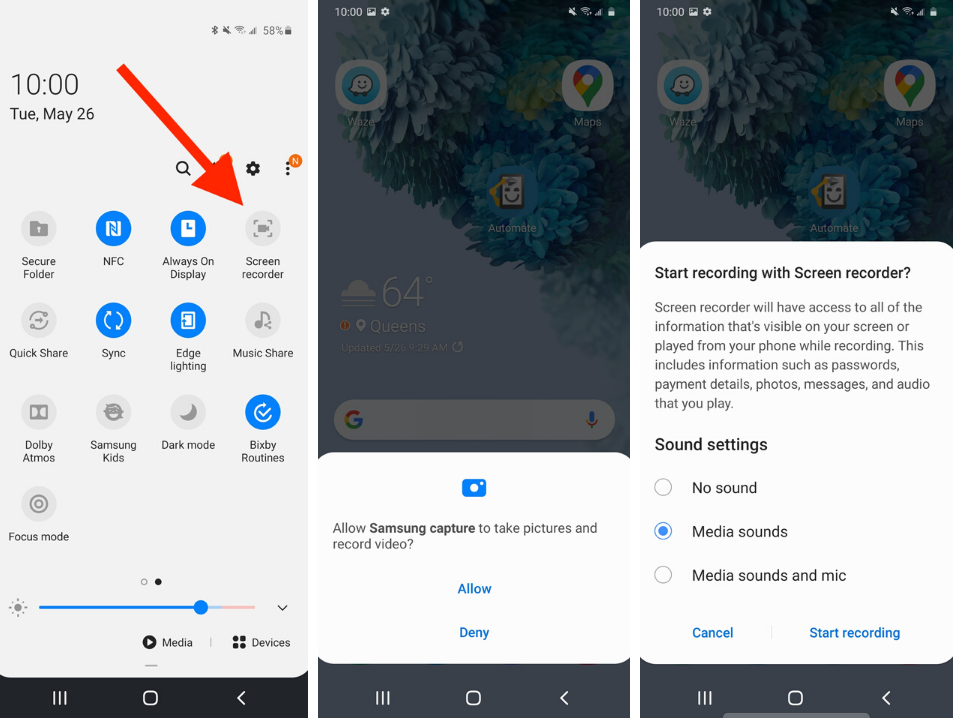 在 Android 上录制屏幕