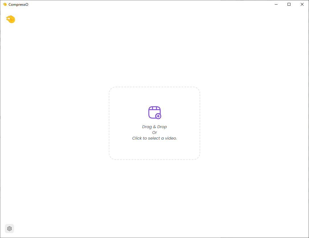 添加想要压缩的视频文件