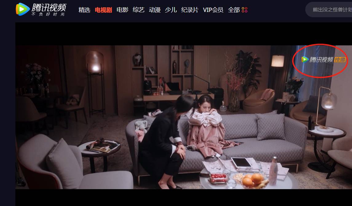 在线视频右上角水印