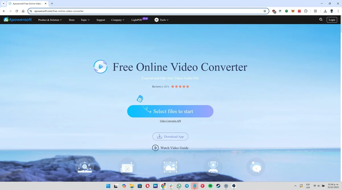 powersoft Free Online Video Converter