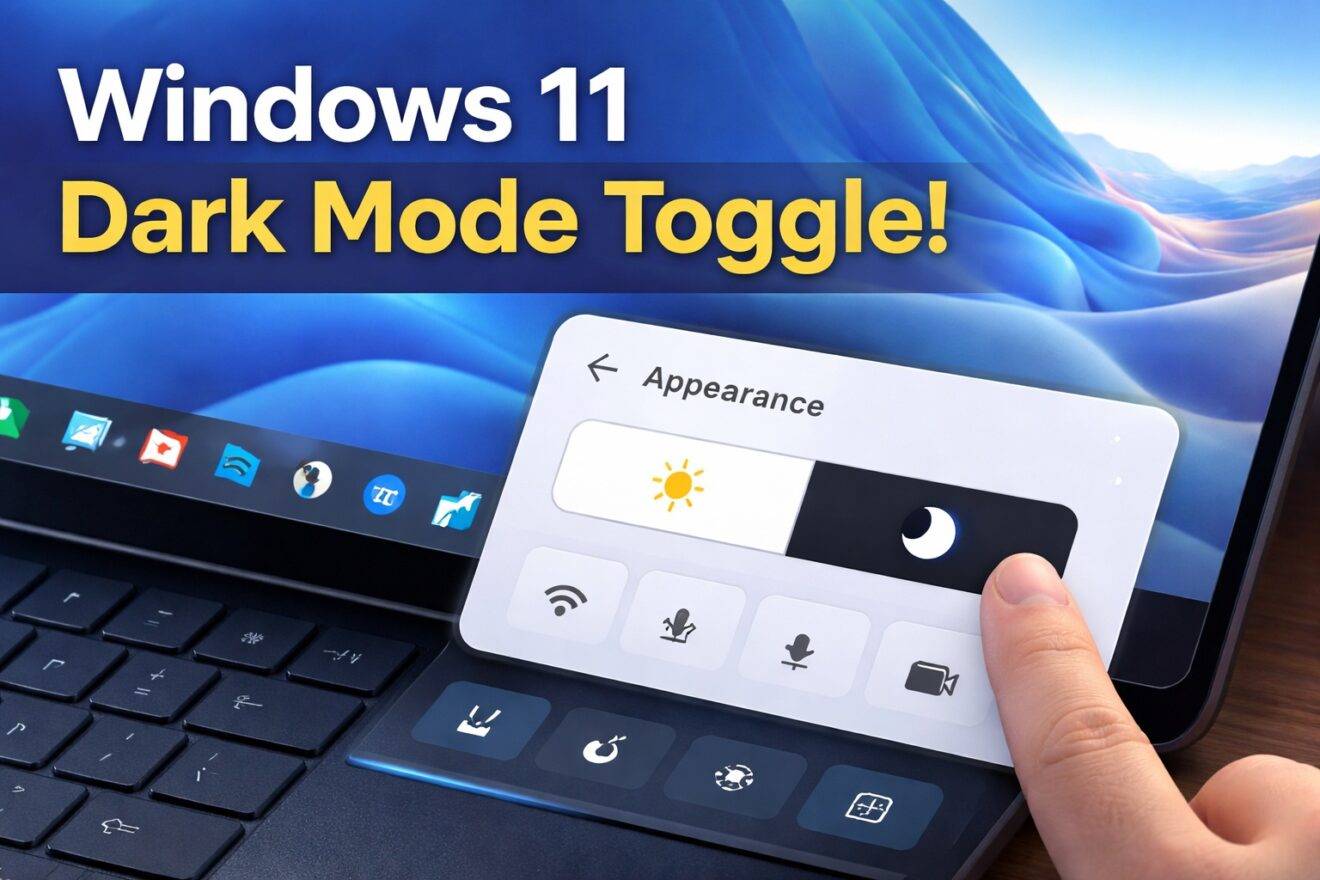 Windows 11 深色模式切换