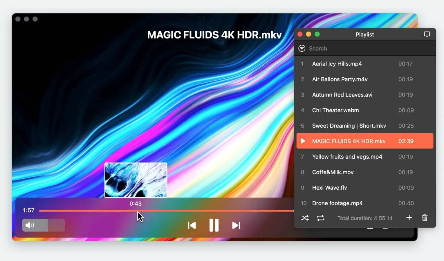 Mac 视频播放器