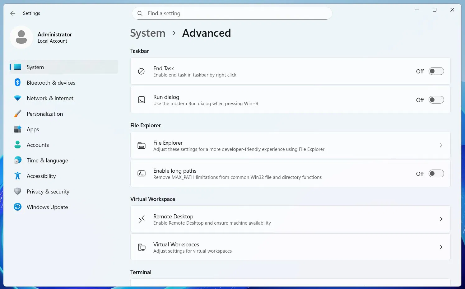 禁用 Windows 运行窗口