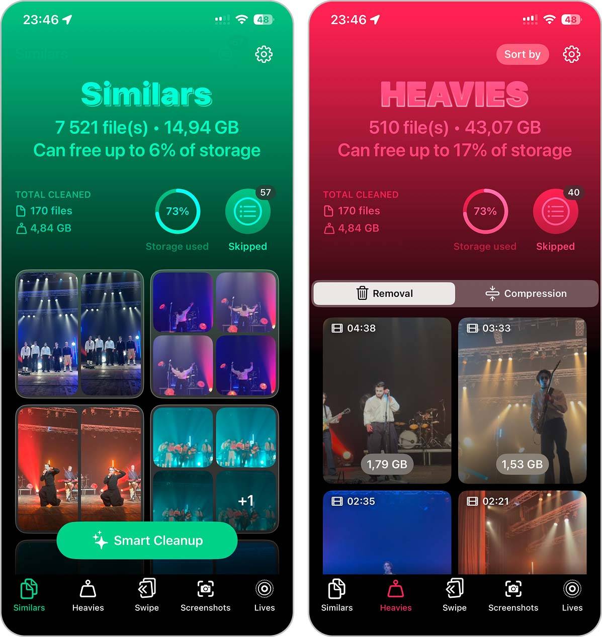 选择大文件标签