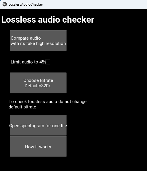 FakeFlacChecker 主界面