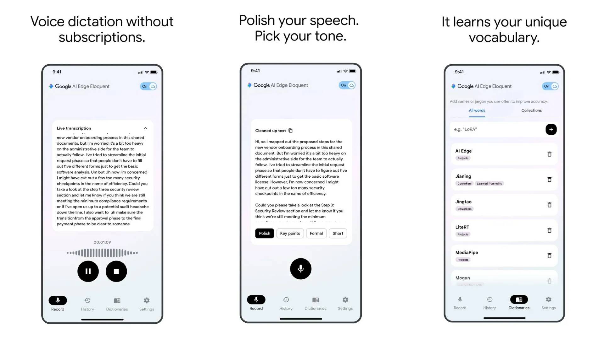 Google AI Edge Eloquent